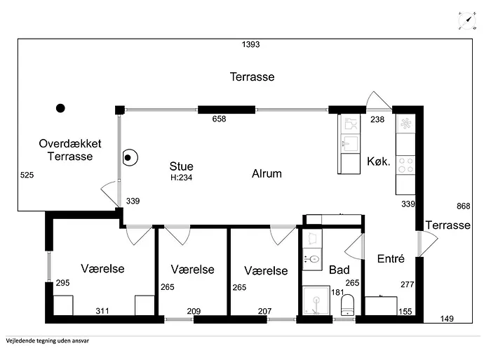 Сasa de vacaciones New Bright Close To The *